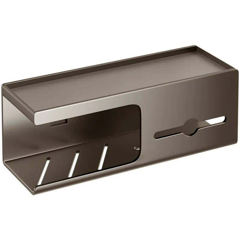 Toilet Paper Holder Wall-Mounted Carbon Steel Toilet Paper Holder Tissue Rack Bathroom Tissue Holder Bathroom Accessories