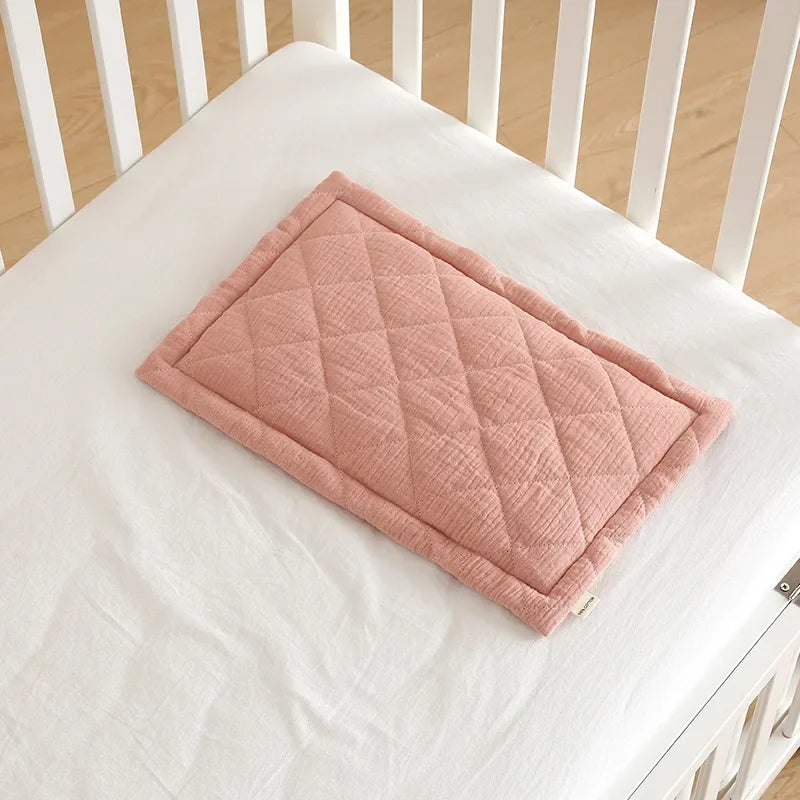 Personalized Name Custom Muslin Swaddle Blanket with Pillow Newborn Baby Wrap Infant Quilt Bedding Comforter Infant Baby Stuff