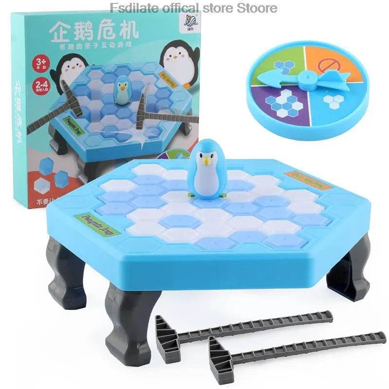 Penguin Breaking Ice Table Game Parent-child Interactive Puzzle Toys party game for kids juegos family games Birthday gift toys - AIAZ