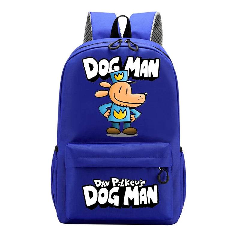 New Dog Man Kids Backpacks Boys Large-capacity School Backpack Cute Cartoon School Bags Children School Supplies Birthday Gifts - AIAZ