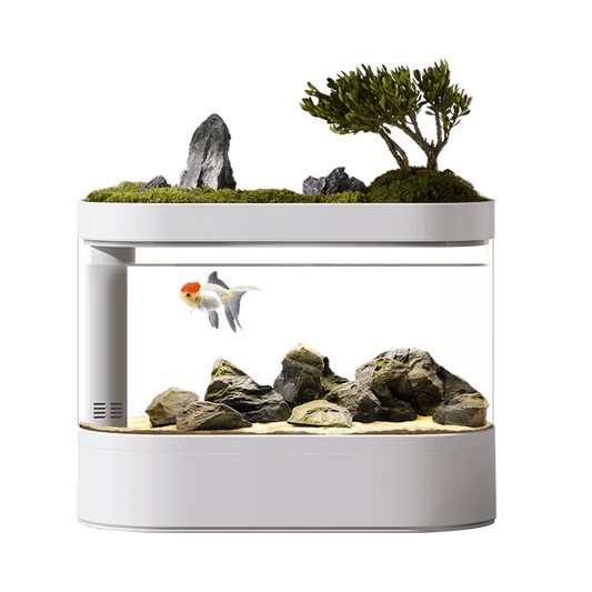 Smart Fish Tank Ecological Bottom Filter Fish Tank Desktop Aquarium Tank for Fish