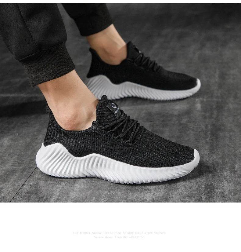 Shoes for Men Designer Men Shoes Breathable Mesh White Men's Tennis Trainers Male Casual Sneakers Zapatos Hombre Tenis Masculino - AIAZ