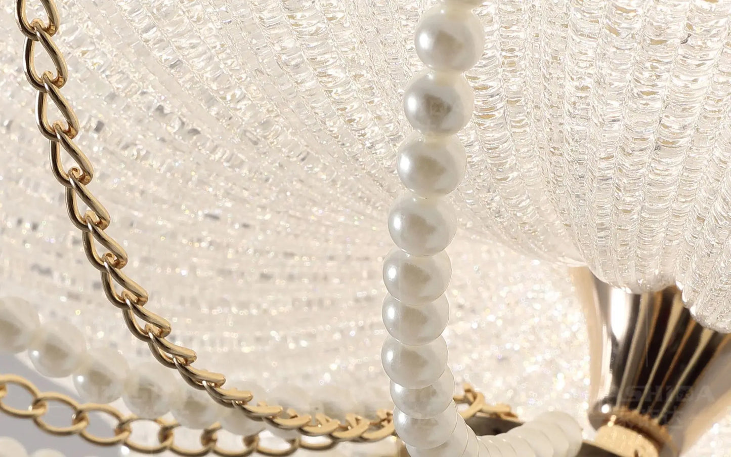 French Style Creamy Ceiling Light Warm Romantic Main Bedroom Room Lamp Eye Protecting Lighting Living Room Cozy Ambient