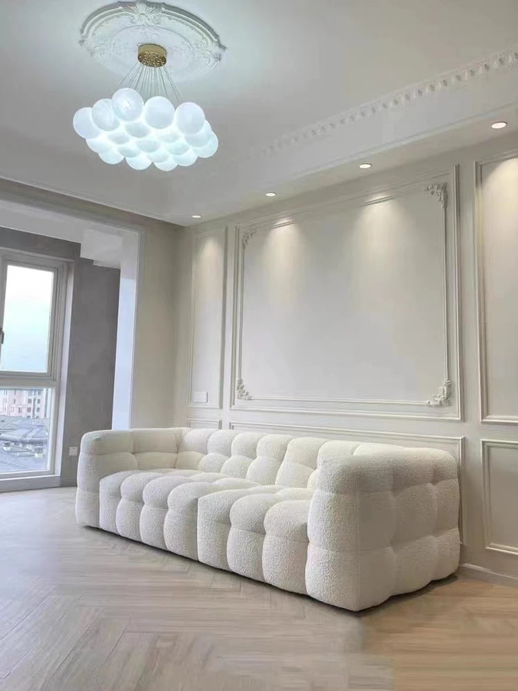 Family Luxury Living Room Sofas European Modern Plush Reclining Sofa Corner Lounger Muebles Para El Hogar Home Decoration