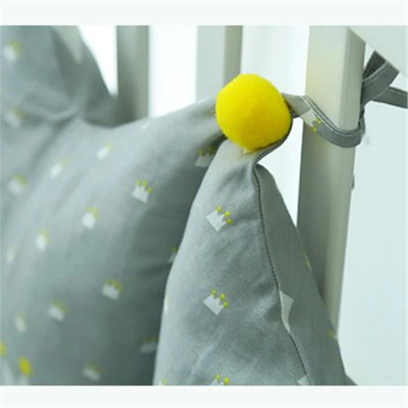 Summer Universal Breathable Crib Bumper Fashion Printed Pattern Kids Bedding Set High Quality Soft Skin-Friendly Newborn Sheets