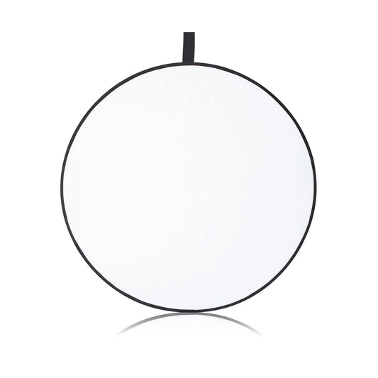 Selens Portable White Reflector 30/45/60/80/110cm Oval Round Reflector Diffuser Reflector Photo Studio Kits Photography Props