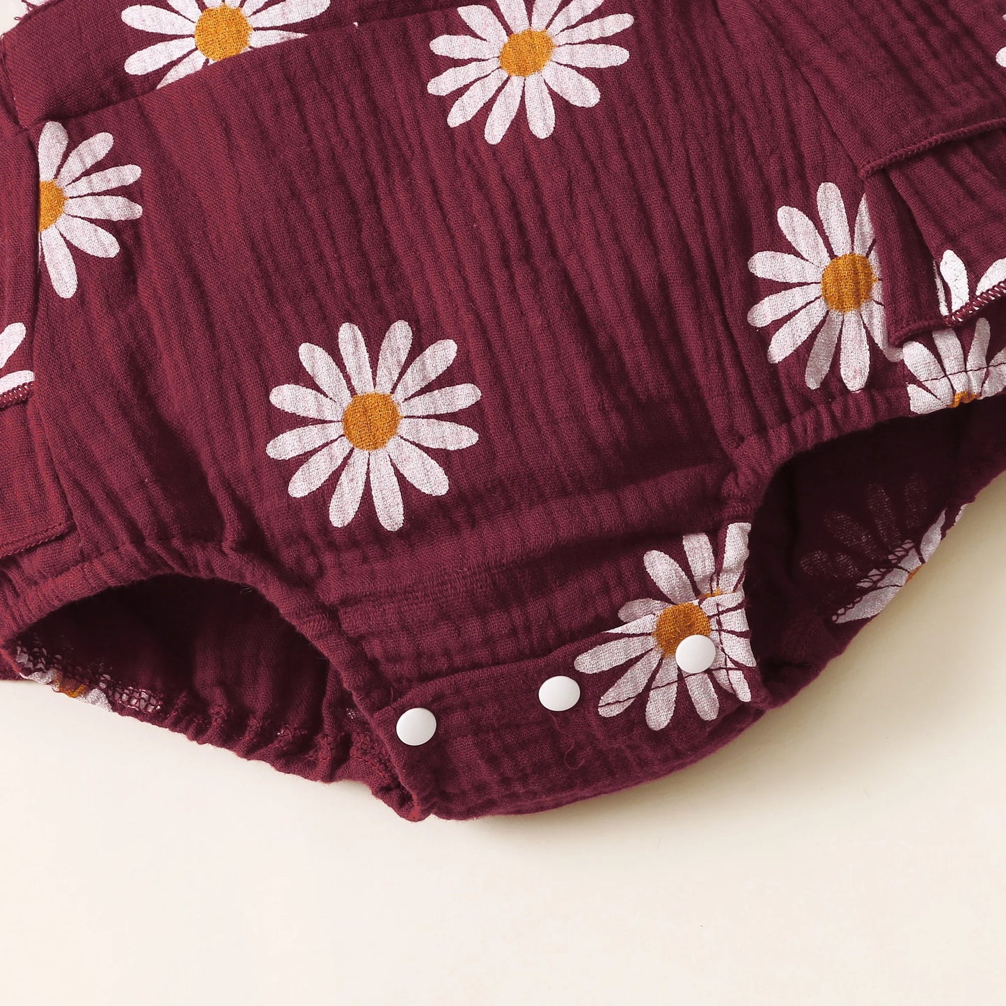 Summer Newborn Infant 0-18Month Baby Girls Romper Sunflower Print Sleeveless Cute Kids Onepiece Jumpsuit