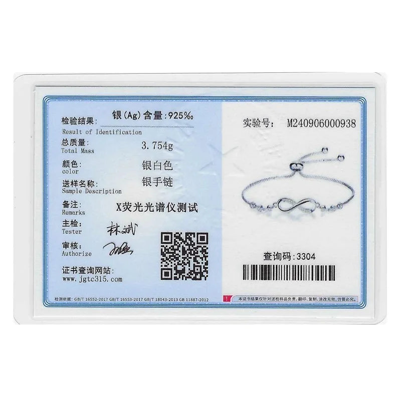 Bracelet Original 925 Silver Lucky Symbol Zircon Bracelet Luxury Jewelry For Woman Romantic Valentine's Day Jewelry Gifts