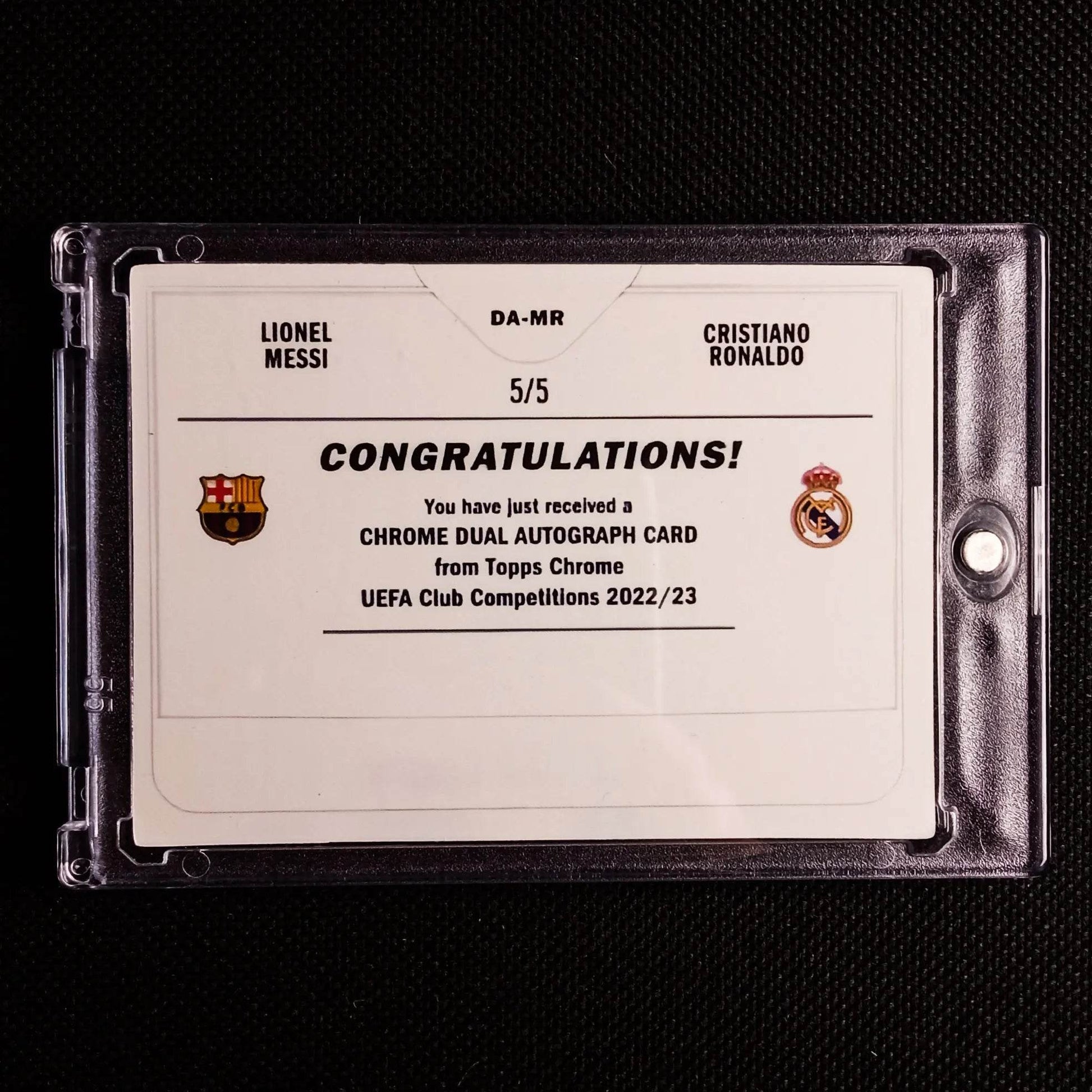 Panini collectible card laser flash DIY Messi Cristiano Ronaldo Kylian Mbappe David Beckham Card bricks Holiday gifts 1.5mmthick - AIAZ