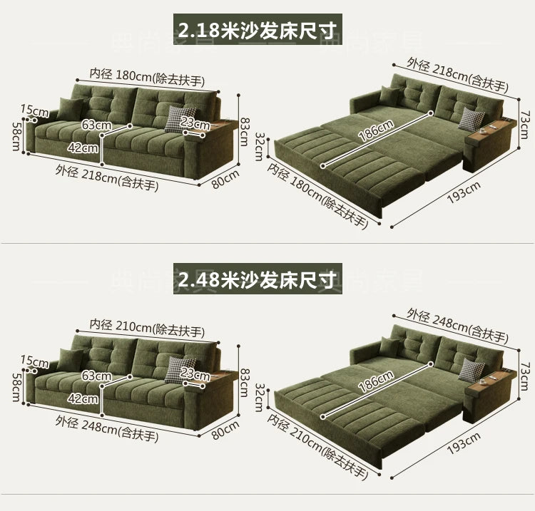 Design Folding Sofas Expand Contract Soft Living Room Double Sofas Receive Simple Juego De Muebles Para Sala Home Furniture