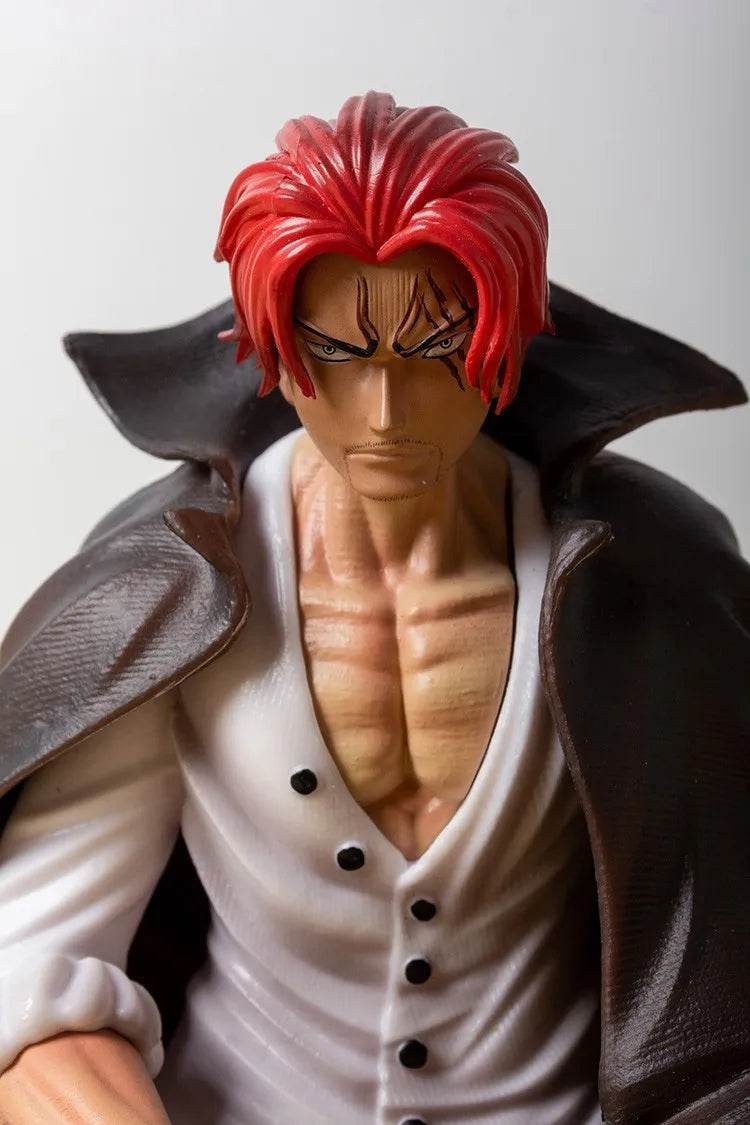 17cm One Piece Shanks Anime Figures Film Red Yonko Red Hair Shanks Action Figure PVC Statue Figurine Model Decoration Doll Toys - AIAZ