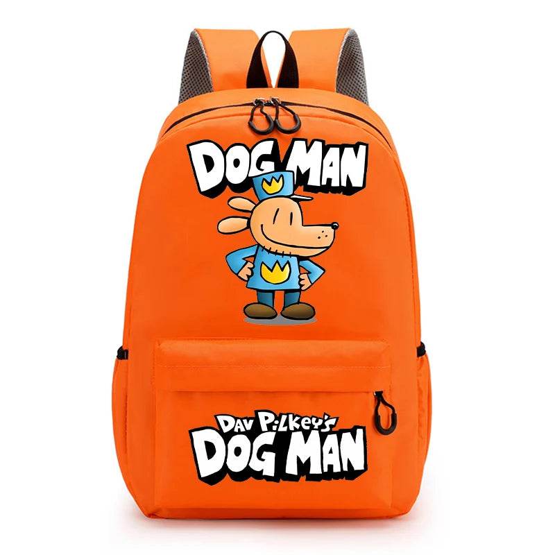 New Dog Man Kids Backpacks Boys Large-capacity School Backpack Cute Cartoon School Bags Children School Supplies Birthday Gifts - AIAZ
