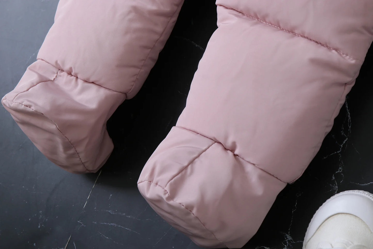 2024 New Winter Baby Rompers Thick Warm Infant Hooded Inside Fleece Jumpsuit Newborn Boy Girl Overalls Toddler Clothing Set