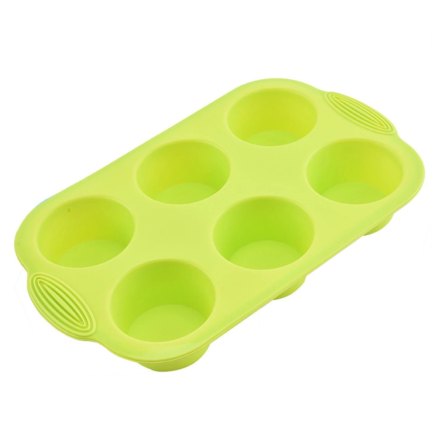 Silicone Cake Mold Pan 6 Cup Baking Tray Non-Stick Muffin Mould Cupcake Baking for Cakes Biscuit DIY Cake Kitchen Accessories