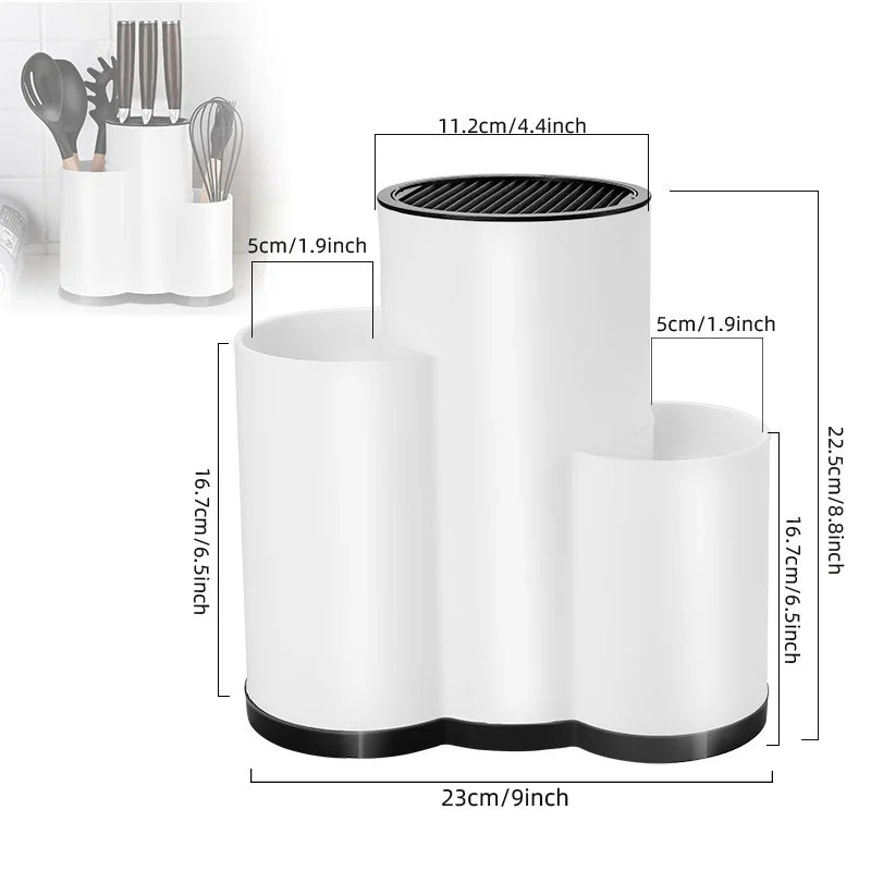 New Storage Rack Knife Holder Multi-Functional Household Tableware Storage Rack Kitchen Storage Tools