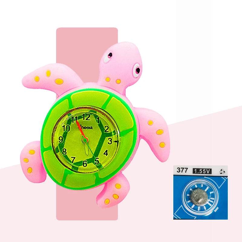 Baby Birthday Gift Children Toys Watches Cartoon Animal Dial Bracelet Kids Watches for Boy Girl 2-15 Years Old Child Clock - AIAZ