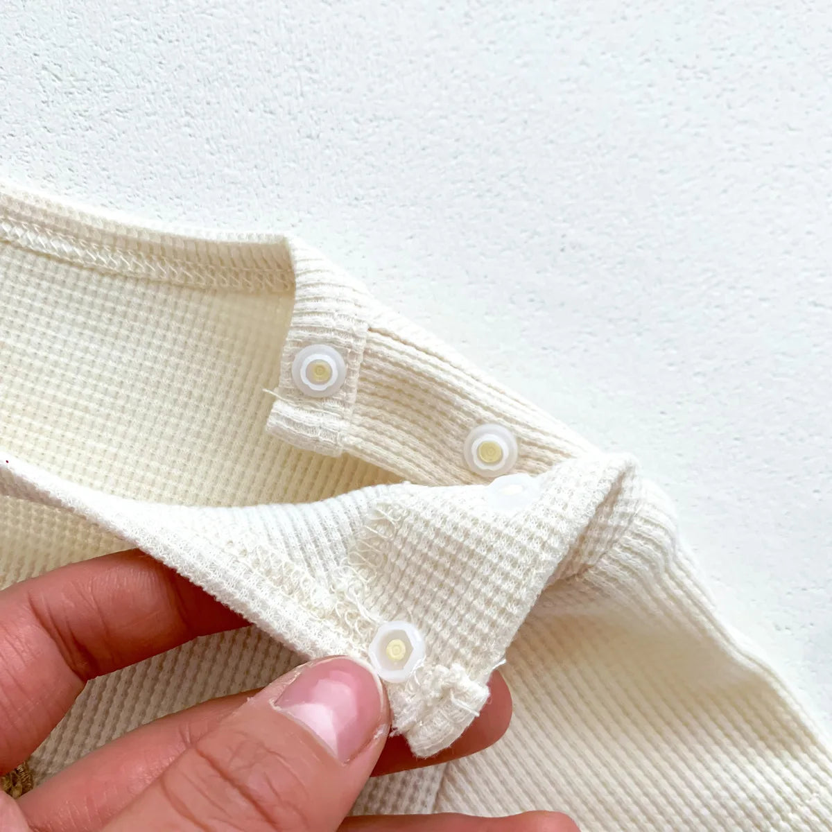 New In Summer Kids Baby Girls Boys Short Sleeve Waffle Patch Bear Infant Newborn Jumpsuits Cotton Romper Gift Hat with Ear