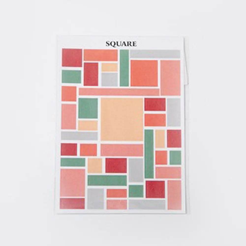 School Supplies Planner Album Self-adhesive Decorative Decals Label Stickers Stationery Stickers Diary Scrapbooking Stickers - AIAZ