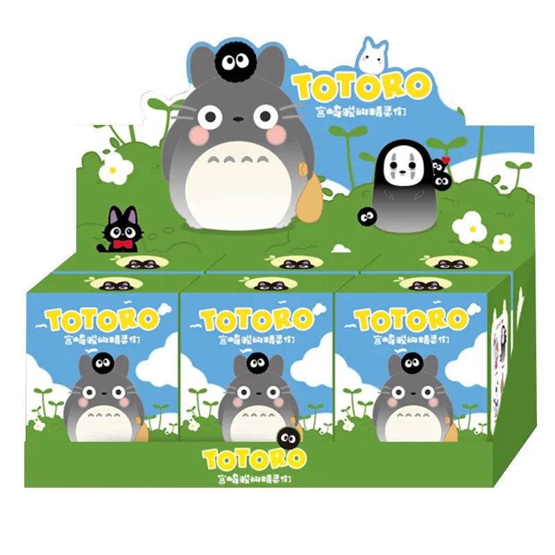 Kawaii Totoro Blind Box Hayao Miyazaki Anime Fairy Tale Elves Mysterious Box Anime Model Kids Birthday Gift Bedroom Home Decor - AIAZ