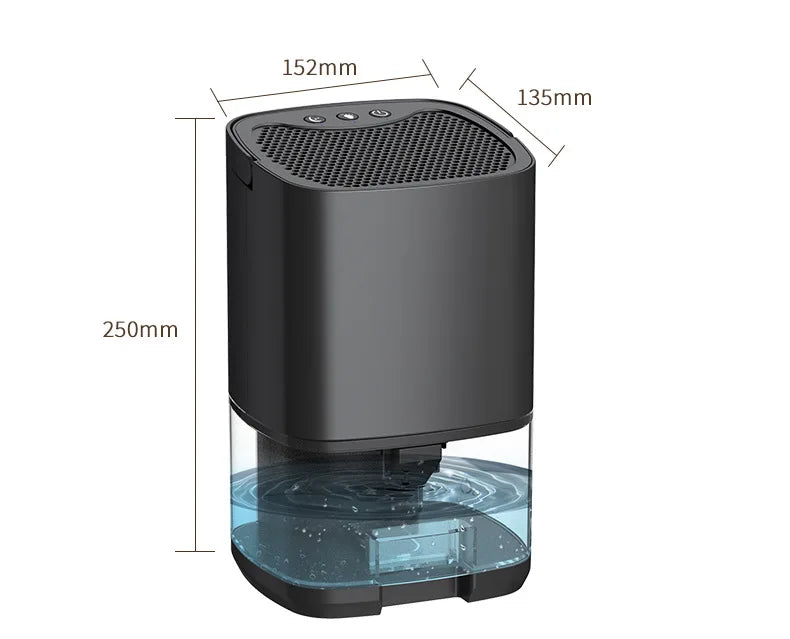 Xiaomi Dehumidifer 1000ml Water Tank 2 in 1 Quiet Moisture Absorbers With Basic Air Filter Air Dehumidifier Home Room Kitchen