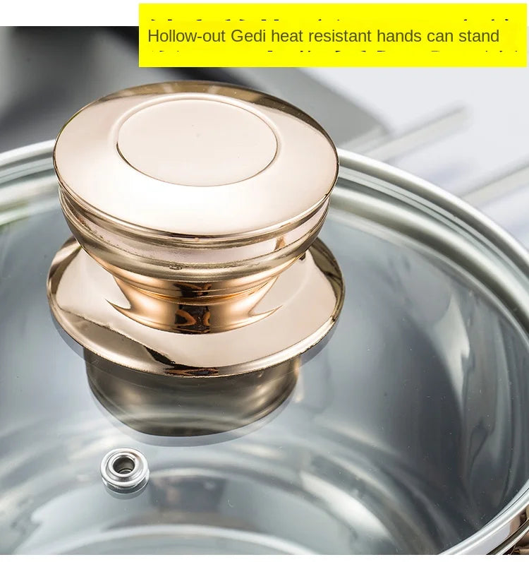 Premium Induction Cookware Set, High-Grade Inox Casseroles, Frypan, Saucepan, Kitchen Utensils & Tools, Efficient Cookware