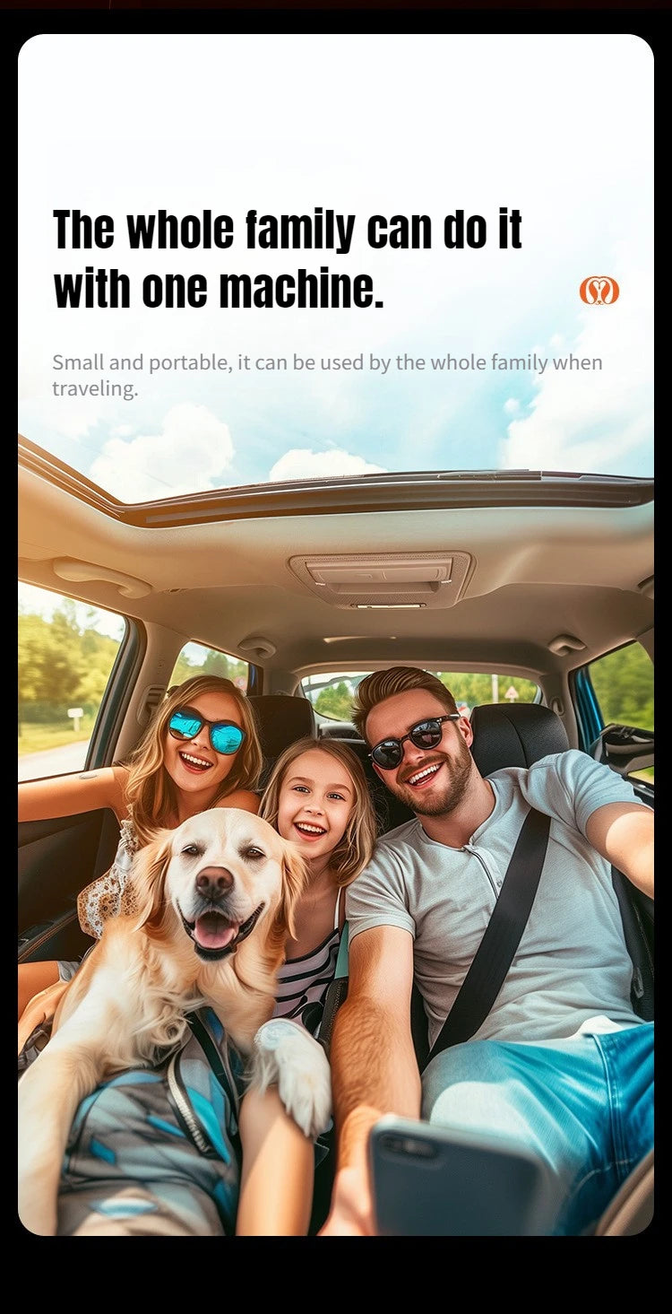 1400W EU Specific Pet Dryer Negative Ion 2-in-1 Hanging Neck/Handheld Hair Drying Blowing for Dog/Cat Bathing Drying&Shaping