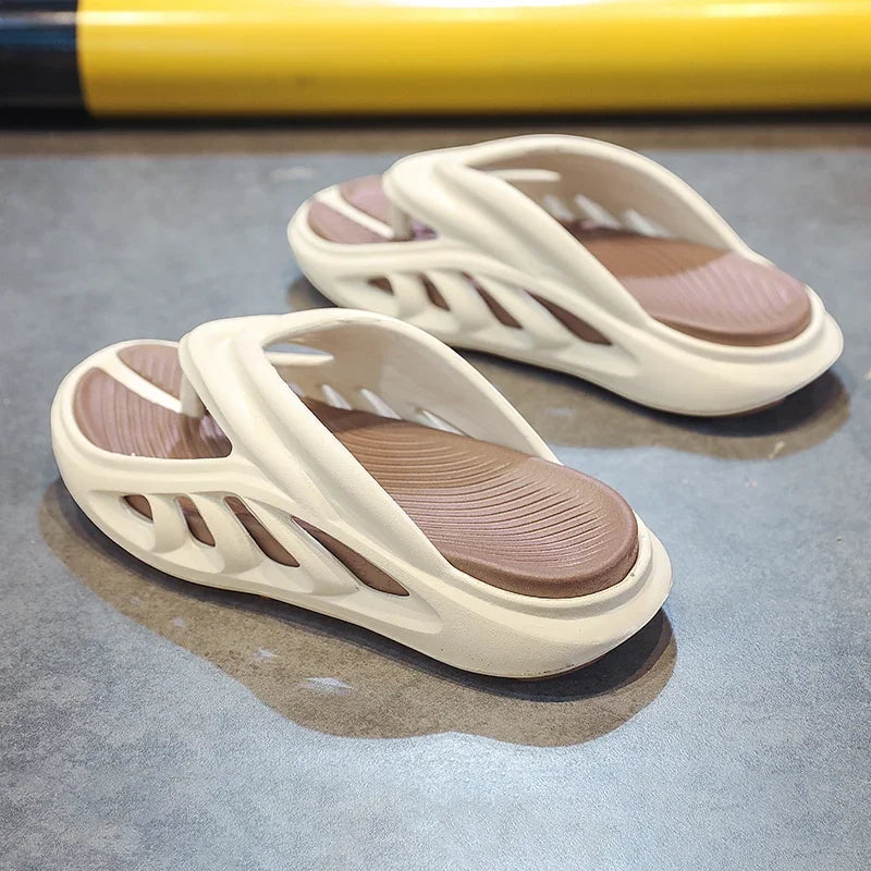 Summer New Men's Slippers Flip Flops Outdoor Indoor Comfortable Soft Slides Casual Shoes Men Beach Sandals Male Slippers