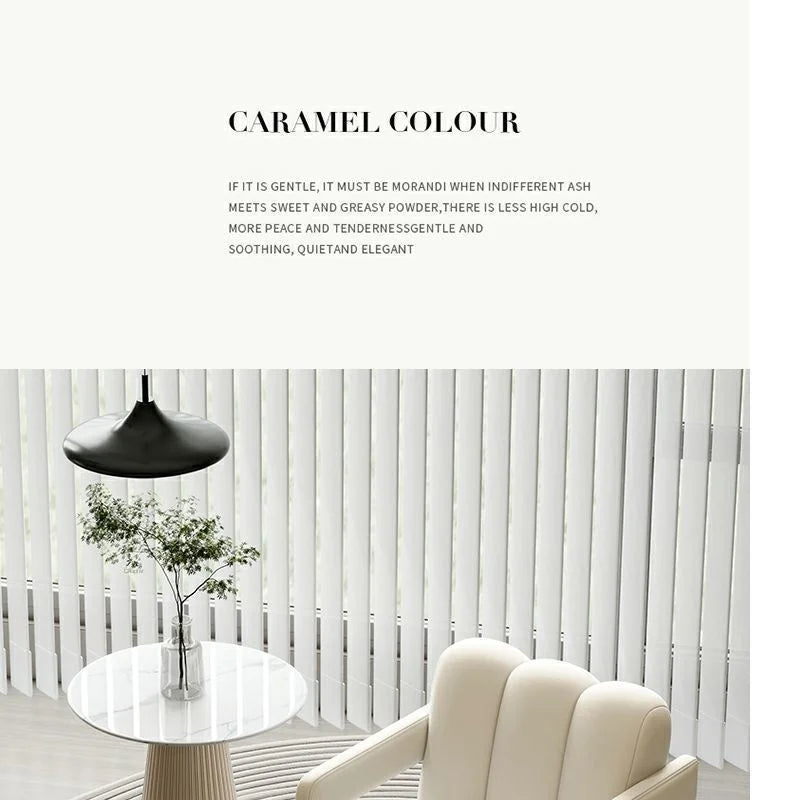 Cream Style Single Lounge Chair Light Luxury Sofa Designer Wool Living Room Reception Single Chair