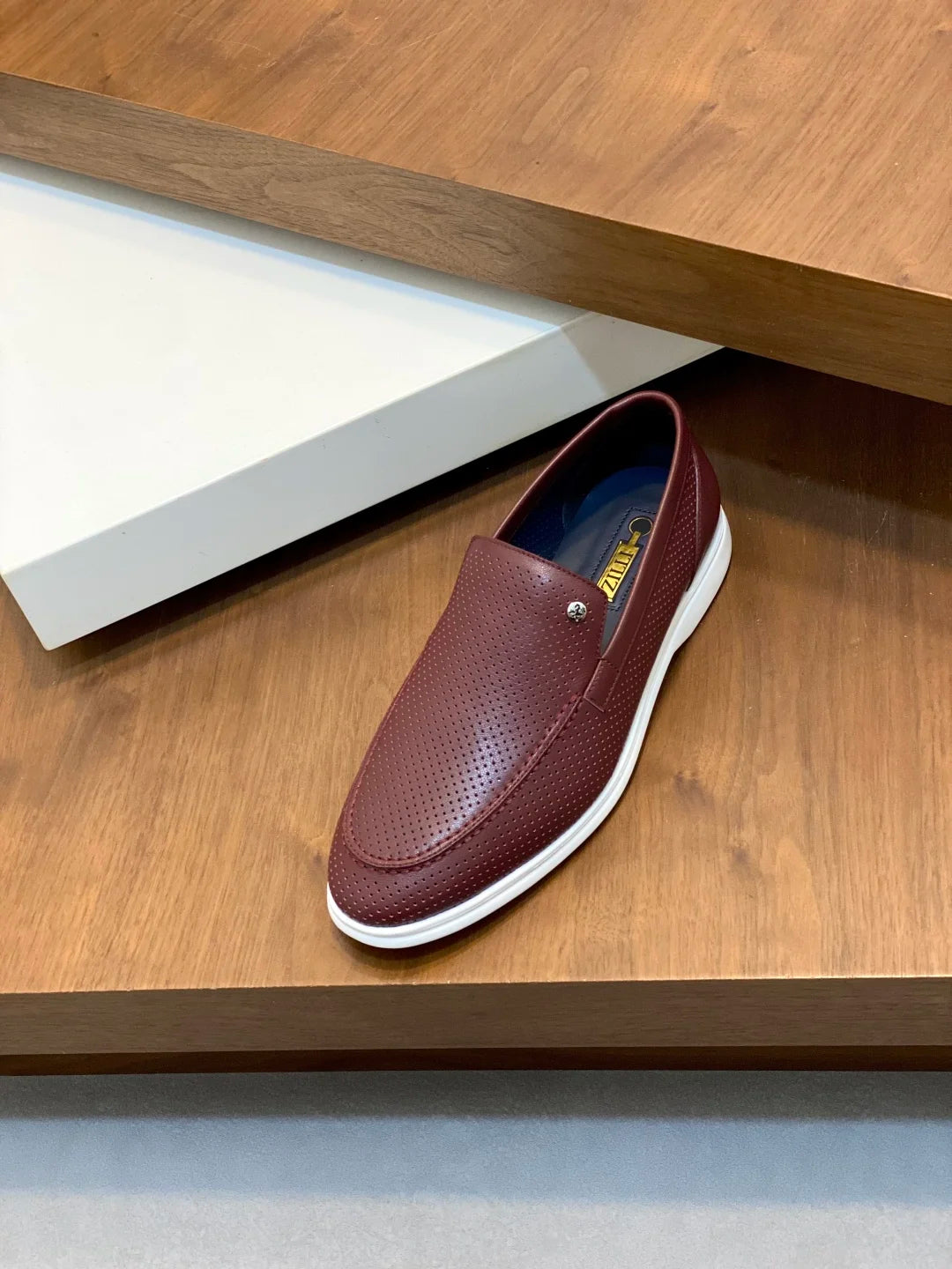 OECHSLI Shoes Cowhide Suede 2025 new breathable comfortable quality genuine leather comfort Men‘s European big size 38-46