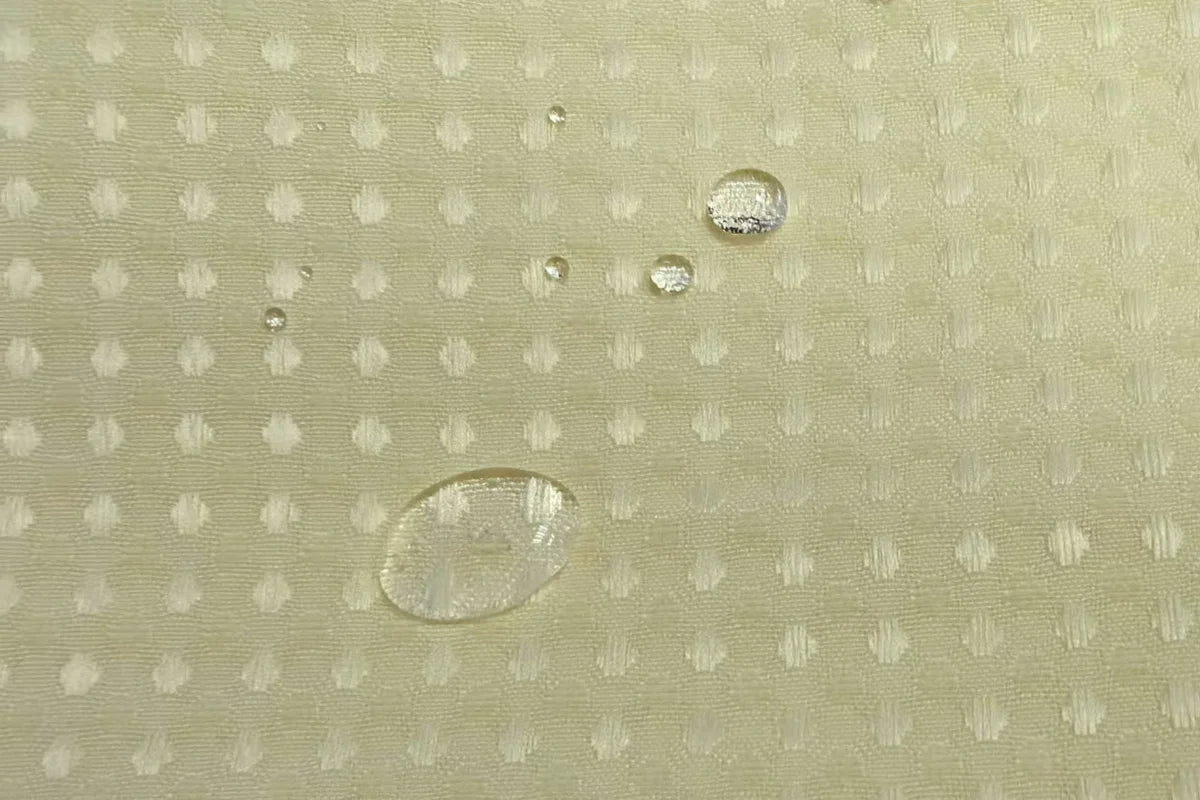 Minghe Fabric Shower Curtain,Heavy Duty Cloth Bathroom Shower Curtain,Polyester Shower Curtain Waffle 230 gsm