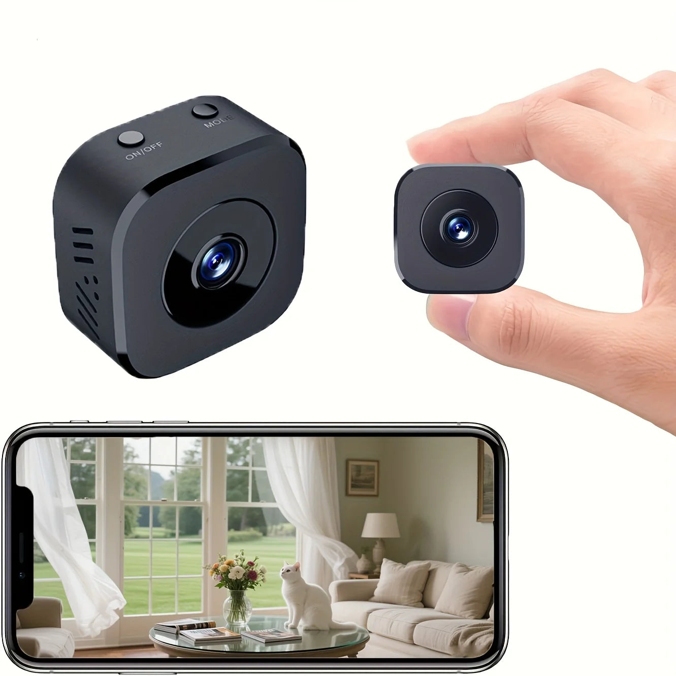 1080P Mini HD Camera WiFi Wireless Monitoring Security Protection Remote Monitor Camcorders Video Surveillance Smart Home