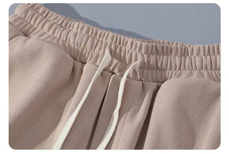 New 2025 summer men's casual round-neck T-shirt and shorts two-piece fashionable printed breathable men's short-sleeved suit - AIAZ