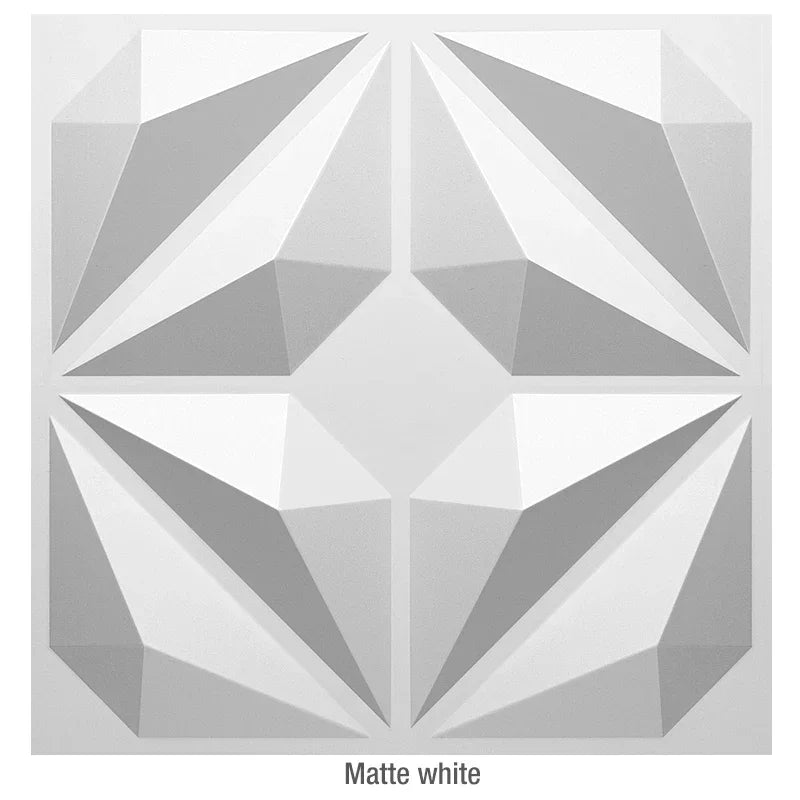 30cm house wall renovation geometric 3D wall panel non-self-adhesive 3D wall sticker art tile 3d wallpaper room bathroom ceiling