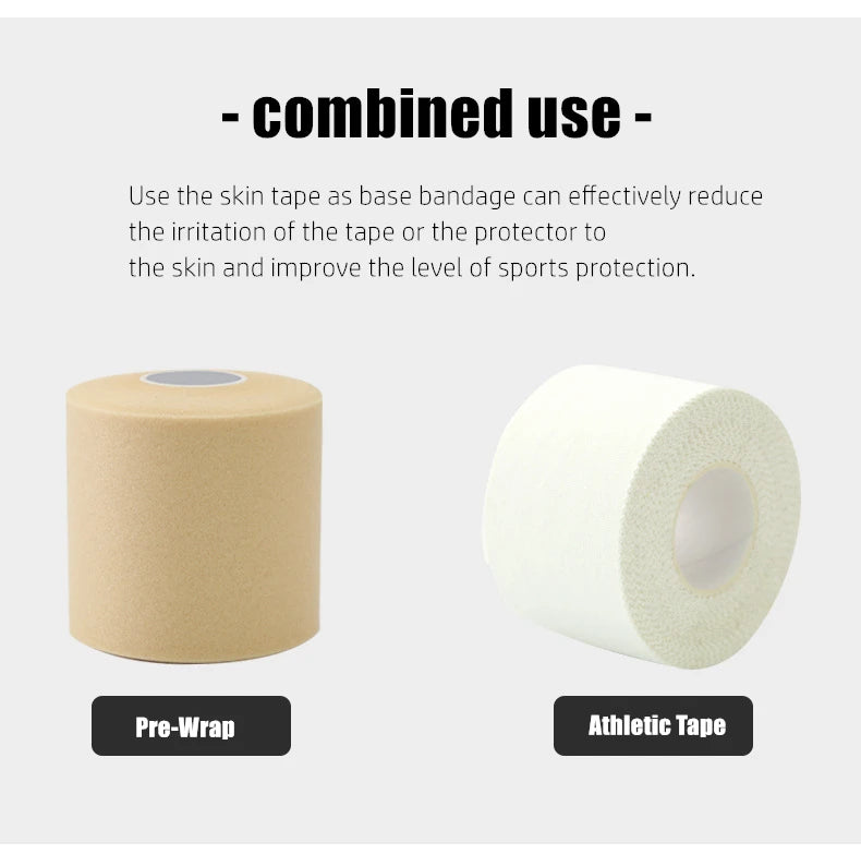 PU foam bandage Elbow & Knee Pads Film Foam Underwrap Sports Pre-Wrap for Athletic Tape