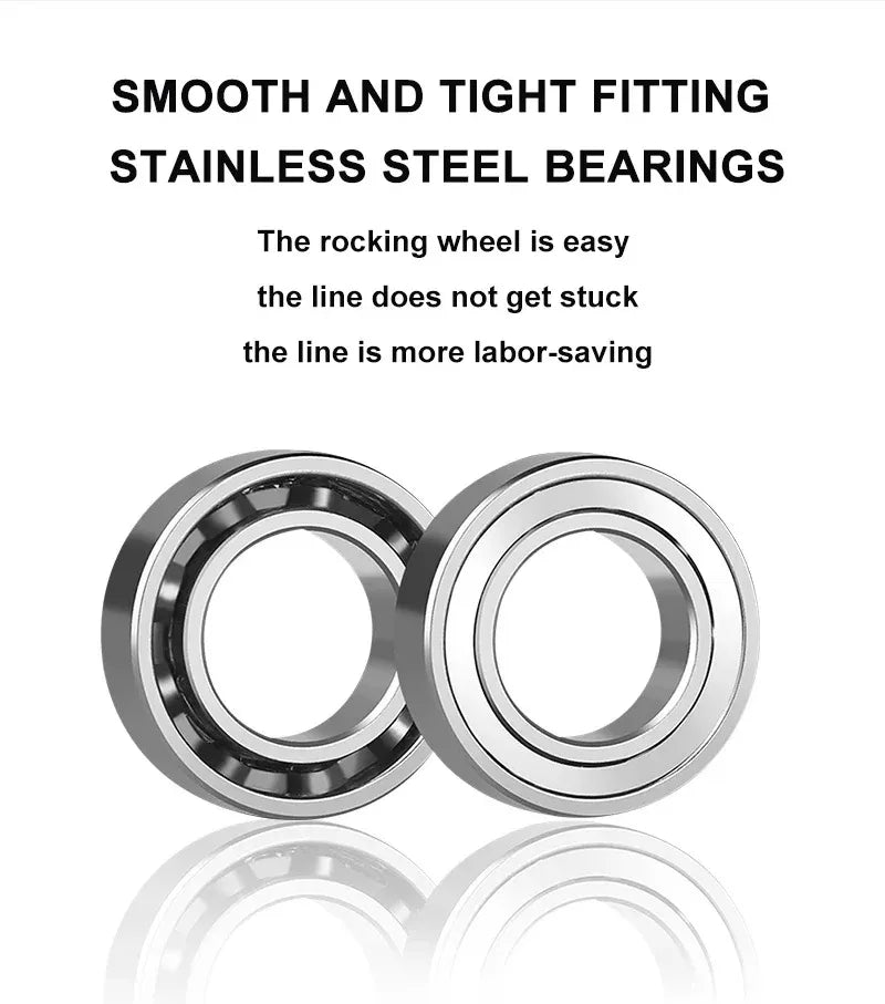 Ball Bearings 10KG Max Drag Spinning Reel Durable Metal Body Freshwater Saltwater Fishing Reel Fishing Reel