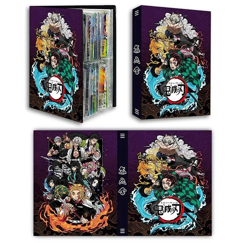 Demon Slayer Kamado Tanjirou 240pcs Card Album Book Game Card Holder Binder VMAX Game Card Collection Kids Toys Gift - AIAZ