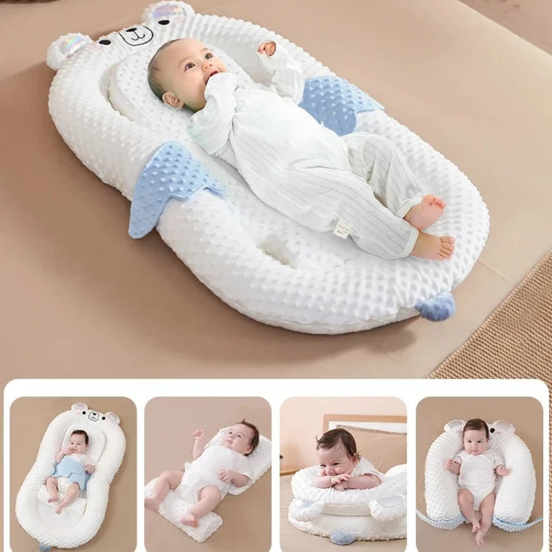 92 Baby Bedside Sleeper - Newborn Lounger Cushion, Anti-Reflux, Sleep Positioner for 0-3 Years, Infant Co-Sleeper.