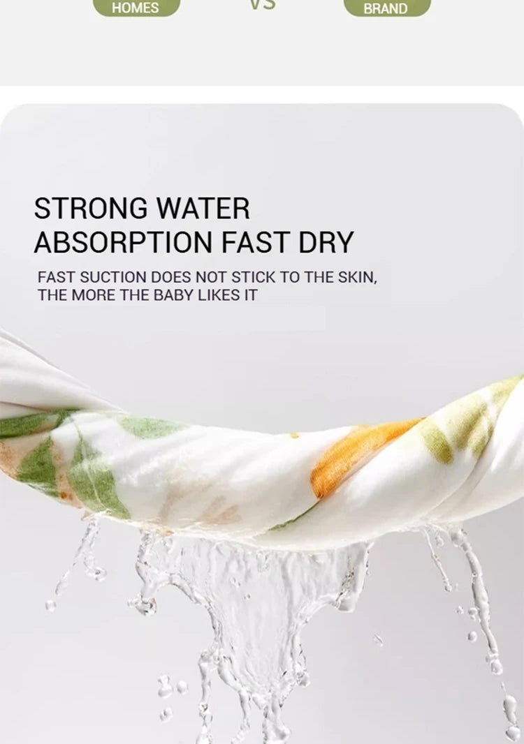 AIBEDILA Newborn baby bath towel pure cotton gauze bath towel Class A soft children's blanket absorbent newborn baby blanket