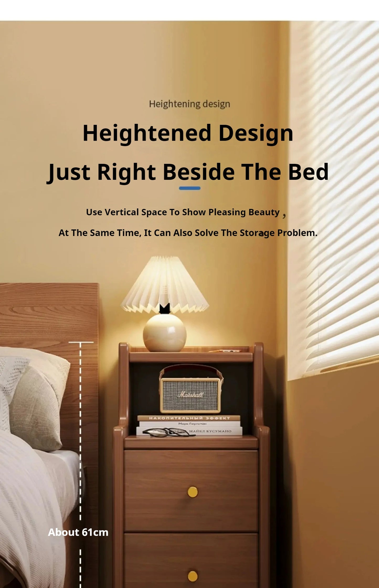 Modern Nightstands Bedroom Small Bedside Corner Night Stands Narrow Drawers Mobila Pentru Dormitor Bedroom Set Furniture