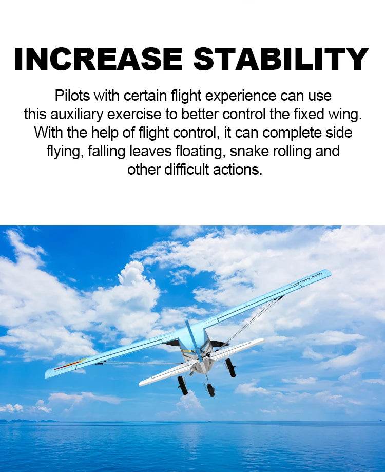 Qidi560 Moore M7 Off-road RC Plane 4CH Brushless Remote Control Airplane Fixed Wing Aircraft Model EPP Foam Toys for Children - AIAZ