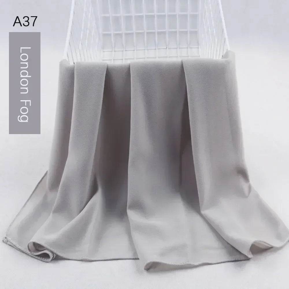 Muslim Women Chiffon Hijab Scarf Chiffon Soft Hijabs Shawl Long Scarves Wrap Headscarves For Muslim Fashion - AIAZ