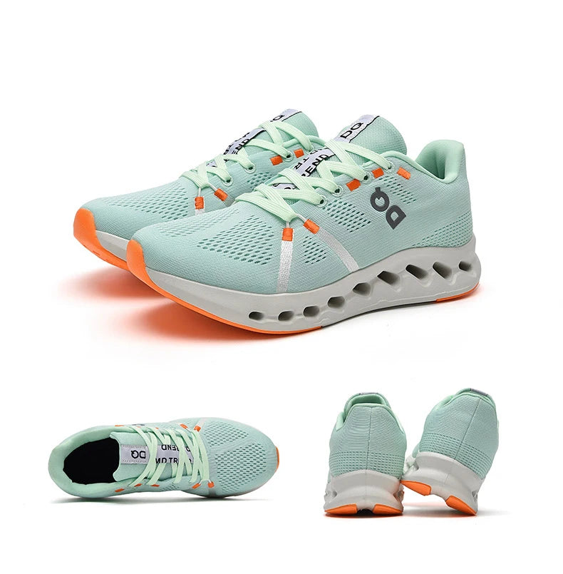 Men's Running Shoes Breathable Lightweight Shock Absorption Athletic Gym Training Sneakers Non-Slip Comfortable Sports Shoes