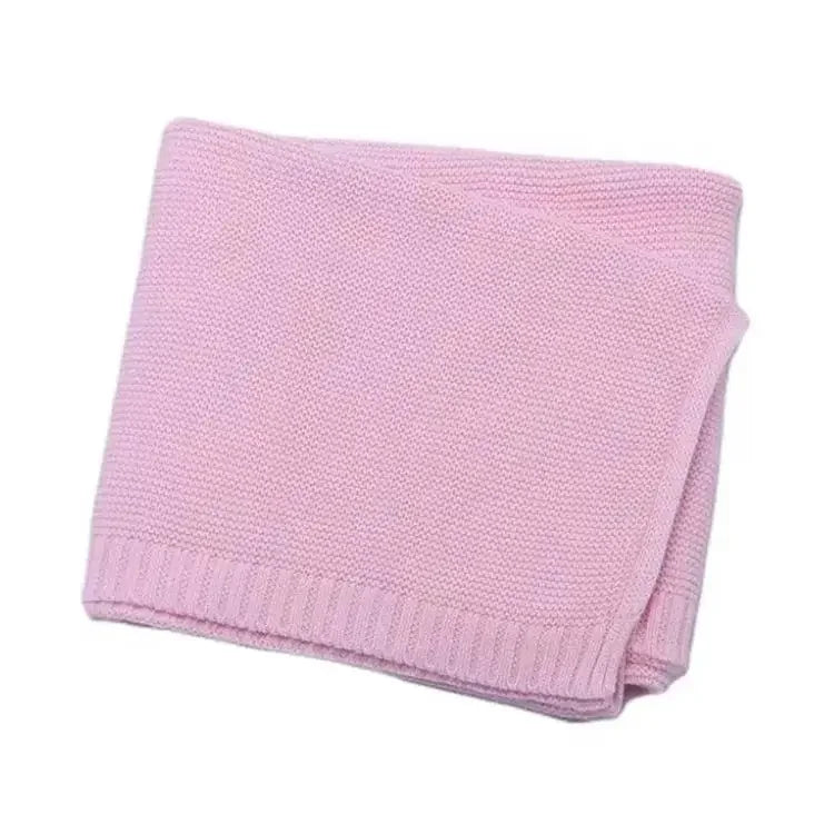Personalized Baby Blanket Cotton Stroller Blanket Hug Quilt Knitted Cotton Birthday Gifts Bebé Bedding Swaddle Girls Boys Item