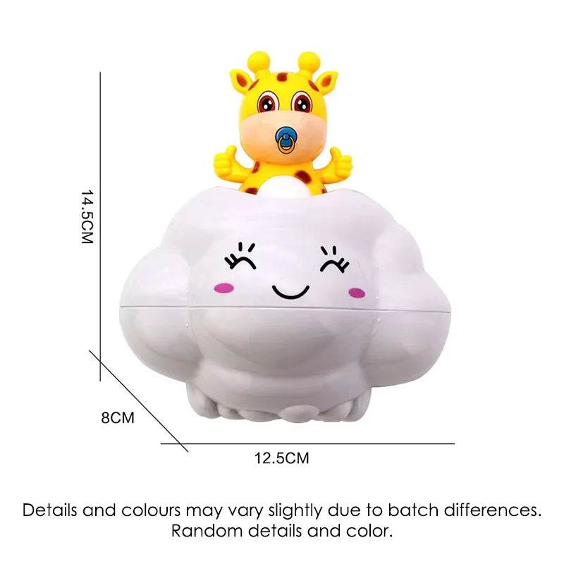 Baby Bath Toy, Bathing Cute Swimming Water Spraying Clouds Shower Bath Toy For Kids Water Playing Toy - AIAZ