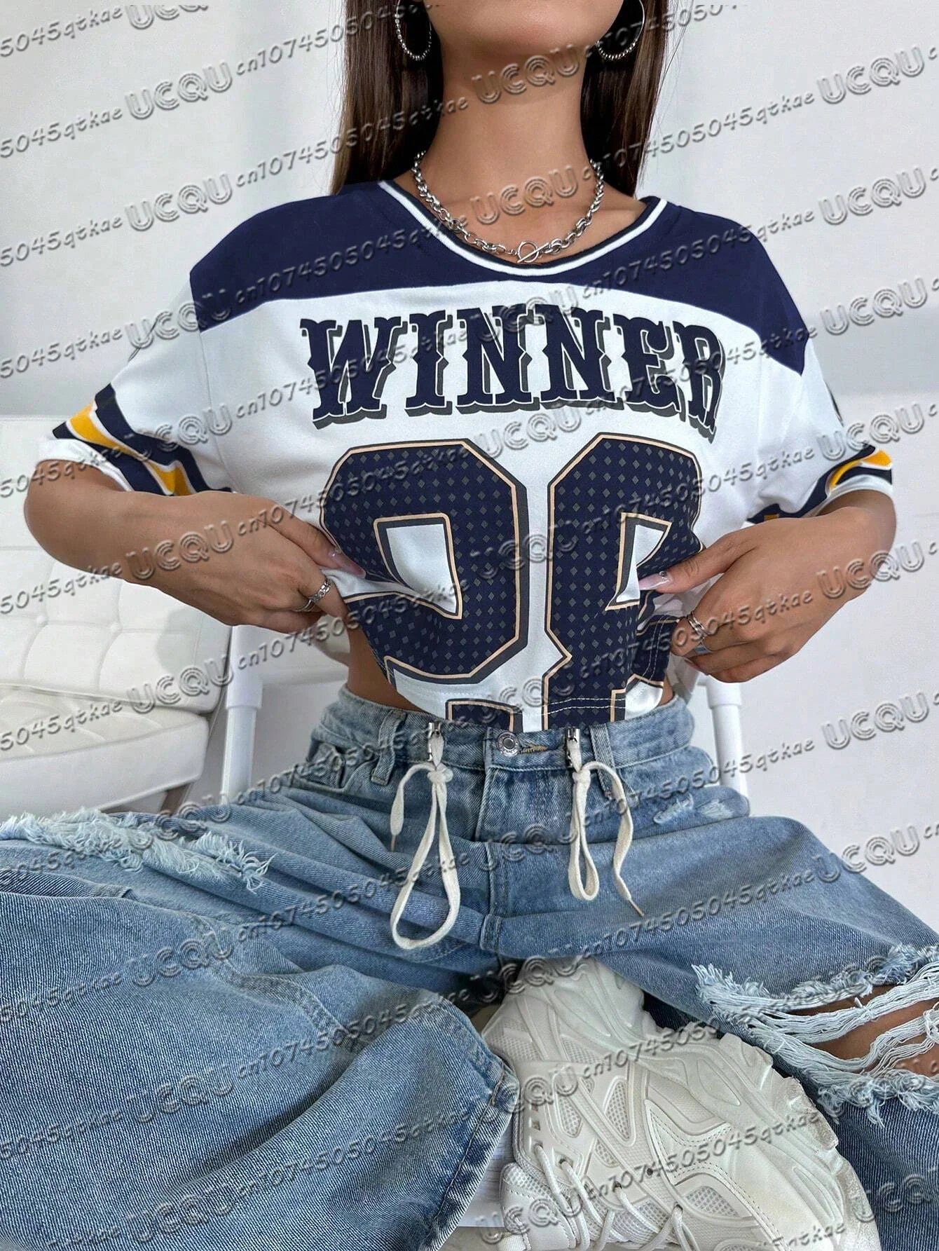 Short Vintage Talk American Mesh Quick Drying Loose Sports Basketball Street Dance Baseball Jersey Men Women T-Shirt Ins Hot Top