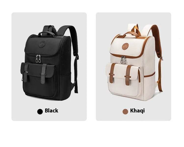 Backpack for boys, fashion trends for junior high school students, school bags for female college students, high school casual l - AIAZ