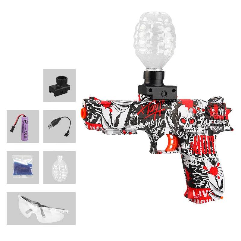 3.7v electric gel ball toy gun Summer outdoor parent-child team interaction Multiple skin options available - AIAZ