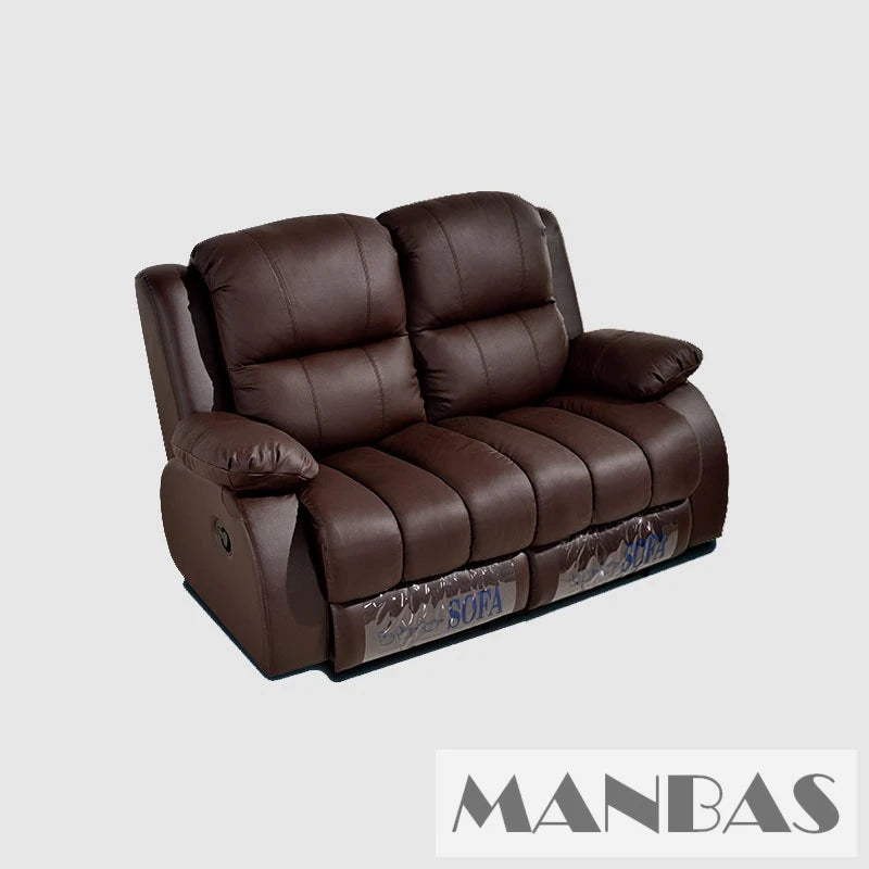 MINGDIBAO Manual / Electric Recliner Sofa Genuine Leather Couch for Livingroom Theater Seat Cinema Recliner Multifunctional Sofa