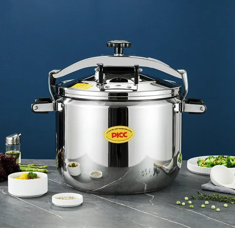 Extra Large Pressure Cooker Thick Commercial Stainless Steel Pressure Cooker Kitchen Electric Cookware Dining Bar Home Garden