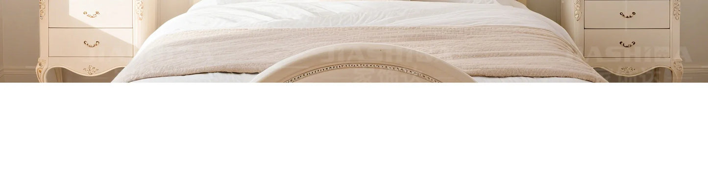 French Style Creamy Ceiling Light Warm Romantic Main Bedroom Room Lamp Eye Protecting Lighting Living Room Cozy Ambient